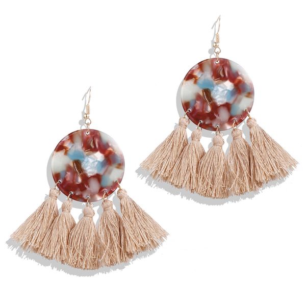 

originality second gram force tassels earrings posimi second wind earrings, Golden