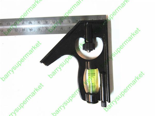 

adjustable 300mm (12) engineers combination try square set angle spirit level