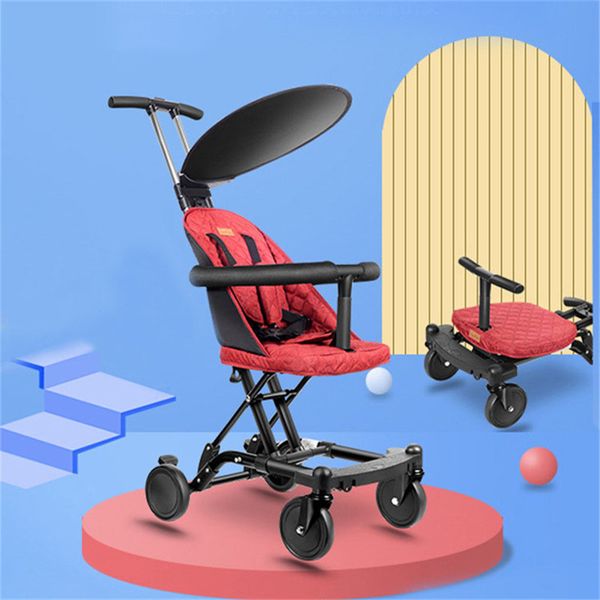 

2019 portable kids carts children baby folding stroller for kids walking scooter child trolley bassinet wheelchair with barrier