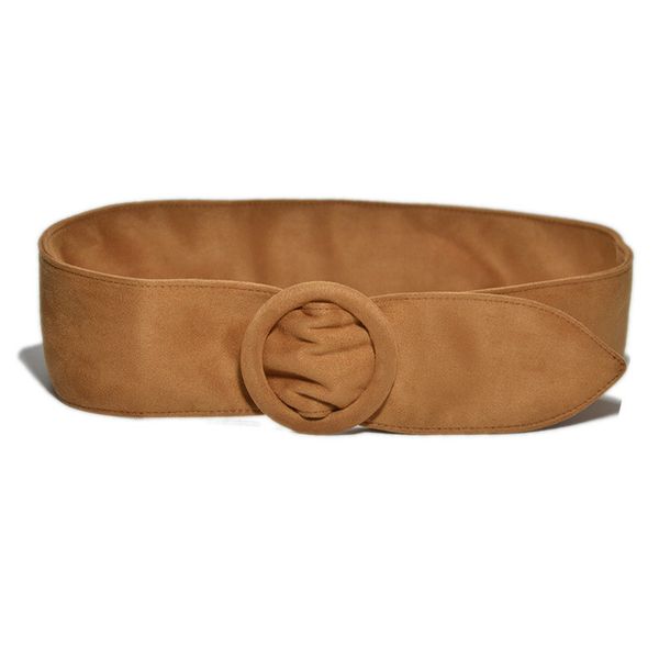 

long velvet belt suede dress belts female circle knot black waistband red brown decorate coat sweater belt waist seal tide, Black;brown