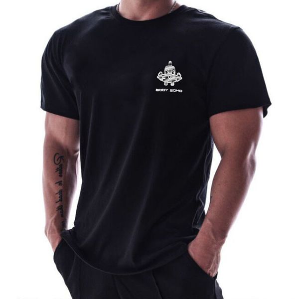 

Designer T Shirt for Men Casual Mens Loose Active Crew Neck Tees Fashion Letters Print Mens Quick Dry Fitness T-Shirt Size M-2XL