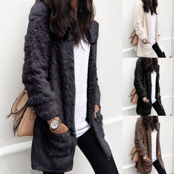 

women warm bear warm jackets ladies winter thick female jacket outwear, Black;white