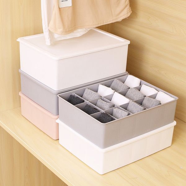 

drawer closet organizers boxes for underwear bra ties scarfs socks adjustable the partition pp material organizer storage box