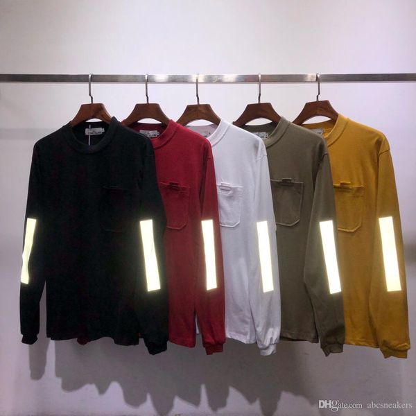 

2020 new autumn spring 19fw 3m reflective xo barneys new york rust hoodie stone new fashion comfortable men t shirt hooded sweater, Black