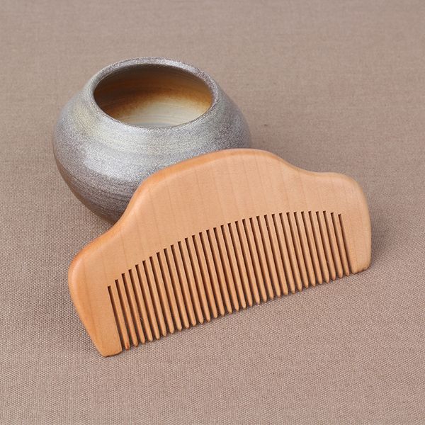 

promotion gift natural wooden comb beard comb pocket comb 10*5*1cm wholesale, Silver