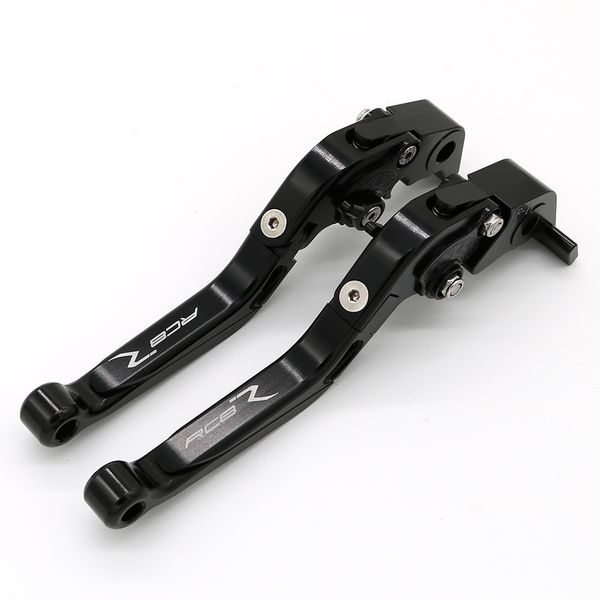 

motorcycle accessories for rc8 / r 2008-2016 cnc brake levers clutch lever motorbike aluminum foldable extendable adjustable