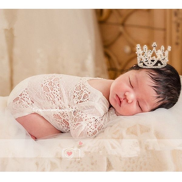 

princess crown hair crown children's alloy jewelry newborn pgarphy props baby pgraphy accessory, Slivery;white
