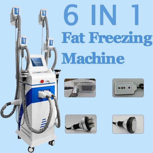 

high tech e fat cryolipolysis machine 4 handles working together cryolipolyse fat ing body slim lose weight equipment