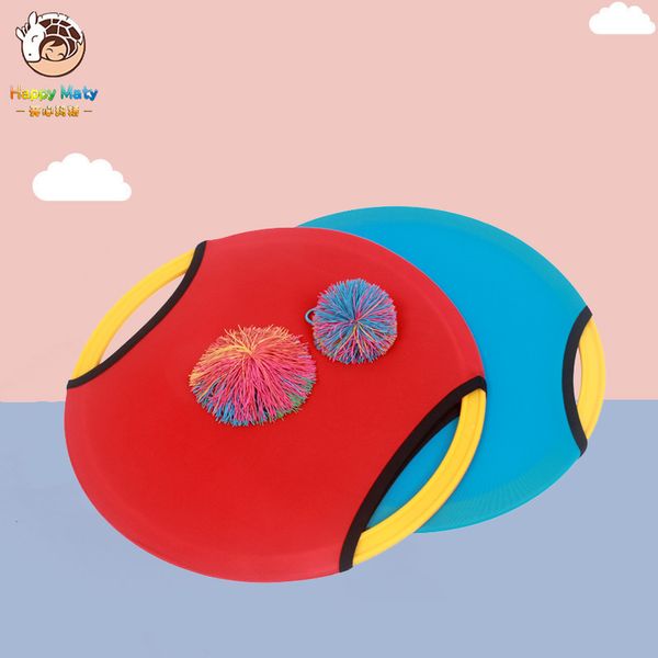 

children elastic ball bouncing ring outdoor fun sports toy throw catch ball funny game activity toys beach garden ball game