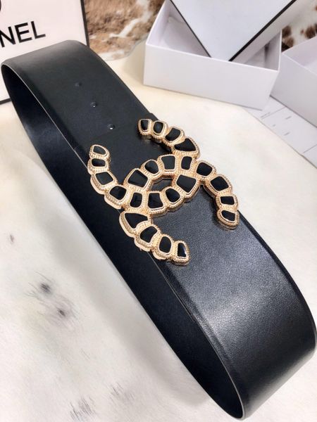 

with box and handbag designer belts mens woman belt branded f letter smooth needle buckle cowhide belt width 7cm high quality, Black;brown