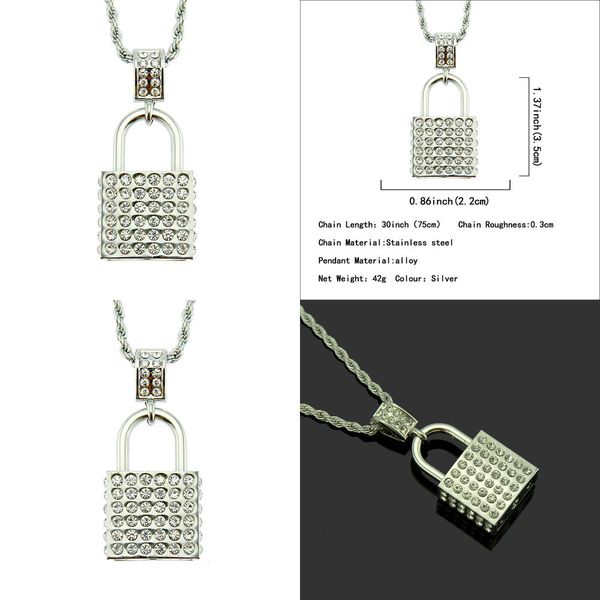 

mens gold chain pendants stone pendant skull jewelry wholesale natural healing crystals custom iced out bubble letter pendantfor men, Silver