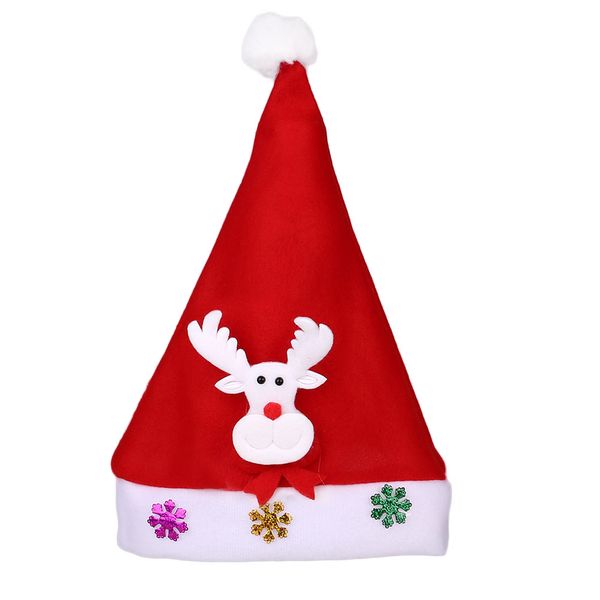 

glowing christmas light hat santa claus elk xmas cap decoration kids gift