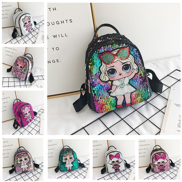 mochila lentejuelas niña