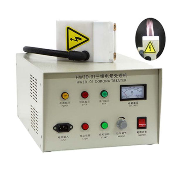 

220v for film corona cup,gluing, plasma corona treater surface treatment one head 3d spherical treatment machine