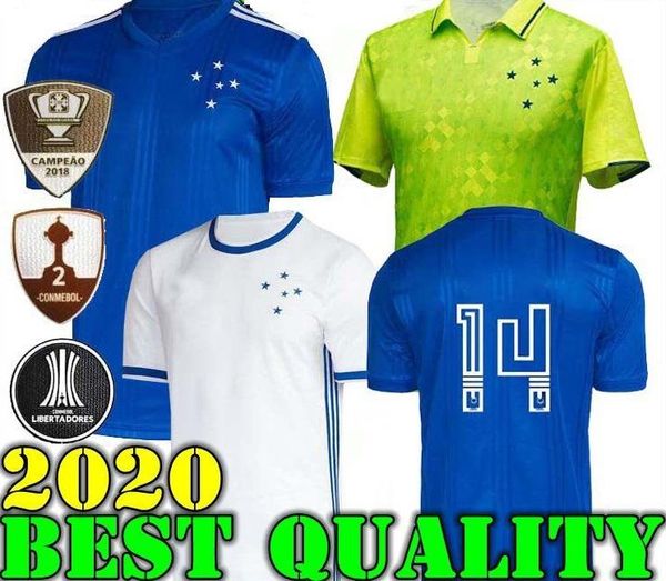 

2020 2021 cruzeiro soccer jersey 20 21 de arrascaeta fred robinho thiago neves football shirt cruzeiro home brazil club camisas 2020, Black;yellow