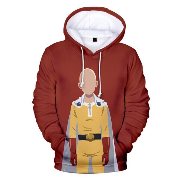 

flash sale one punch man 3d толстовка дети косплей костюм мужские толстовки с капюшоном аниме пуловер спортивная одежда, Black