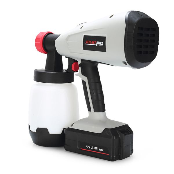 

joustmax professional handheld 42v li-ion high pressure spray gun large capacity rechargeable power tools with adjustable nozzle