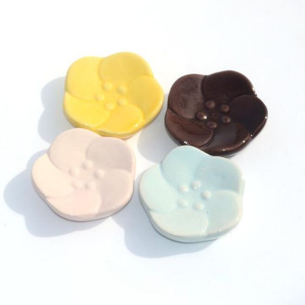 

flower ceramics incense burner holder joss stick incense censer household aroma sticks disc aromatherapy decoration zc0731