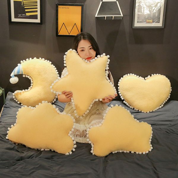 

nordic raindrop cloud decorative throw pillow living room sofa back cushion cute baby sleep pacify toys stuffed plush dolls