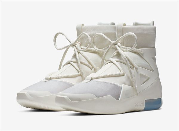 

2019 authentic air fear of god 1 ail black fro ted pruce zoom air ar4237 100 fog men ba ketball hoe port neaker with original box