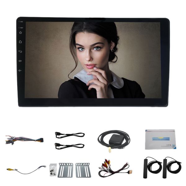 

universal car stereo, 10 inch 2 din android 8.1 car radio quad core wifi 4g netcom gps nav hd radio video mp5 player mirror