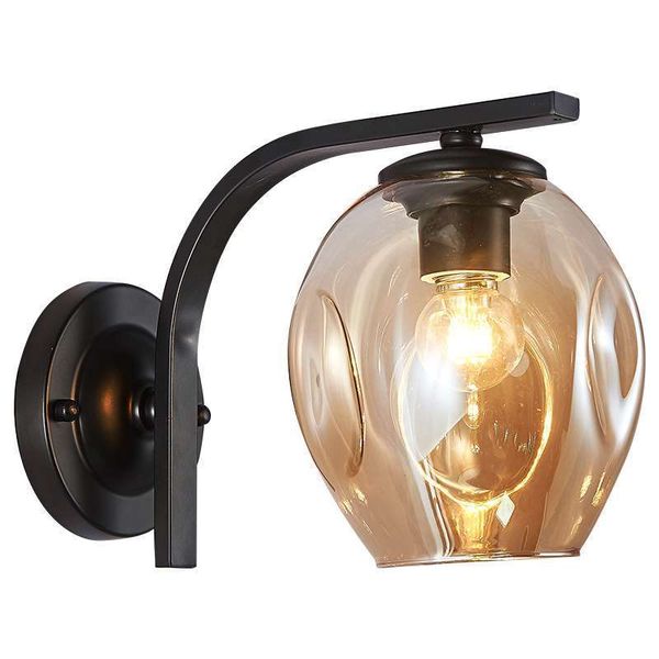 

коньяк стеклянная стена лампа прикроватная светильник стены зал 8 цветов