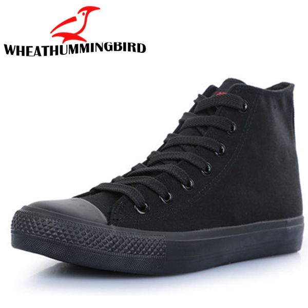 

new fashion men sneaker high / low all black boy male casual canvas shoes breathable tenis big size 35-47 lc-29