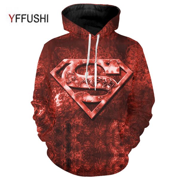 

yffushi 2019 cosplay 3d hoodie men cool male 3d pullovers print sweatshirts men pullover coat oversize 5xl outwear, Black;brown