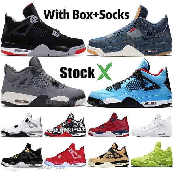 

2019 new bred white cement 4 4s iv what the cactus jack cool grey mens basketball shoes unc denim blue mushroom men sports designer sneakers
