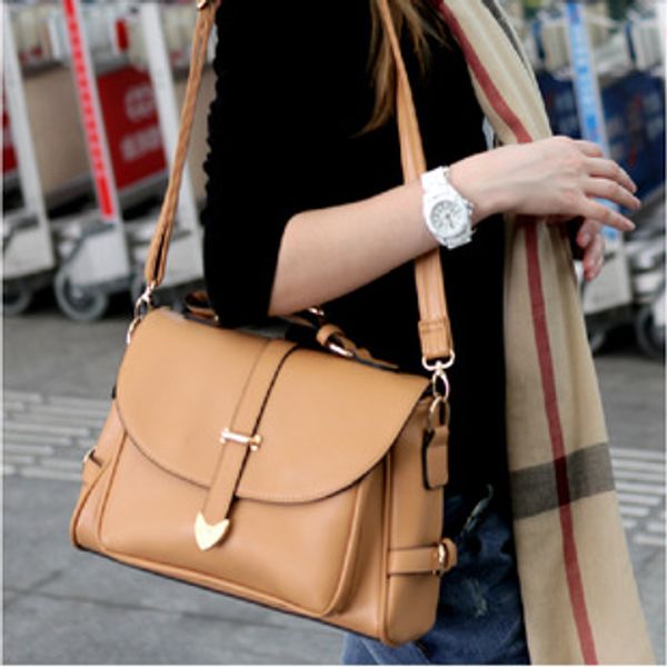 

new style hand shoulder cross-body women's bag candy-colored women's bag