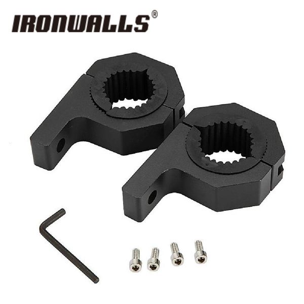 

ironwalls 2x led work light mounting clamps for 1.4" 2" tubes bull bar roll cage cnc for offroad vehicles cars,trucks,boats,farm