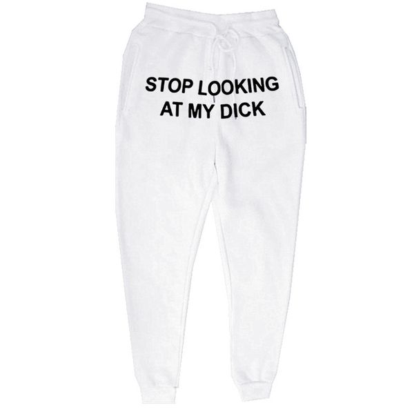 

трениках мужчины женщины joggers налюбоваться my dick sweatpants hip hop печать высокой талией брюки streetwear sweatpants hippie, Black
