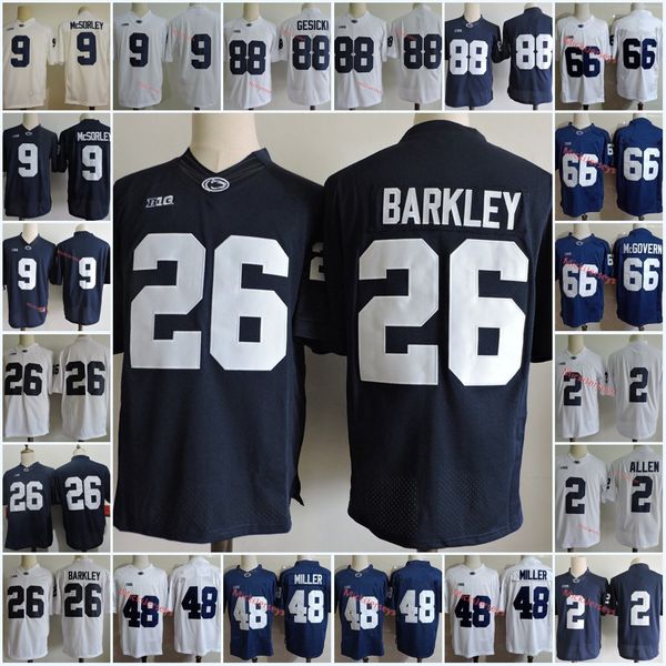

Penn State Nittany Lions Saquon Barkley Jersey TRACE McSORLEY Miles Sanders Connor McGovern Marcus Allen Mike Gesicki Shareef Miller Jersey