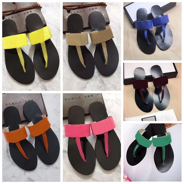 

luxury designer slides women flip flops leather women sandal with double metal black white brown slippers summer beach sandals with box
