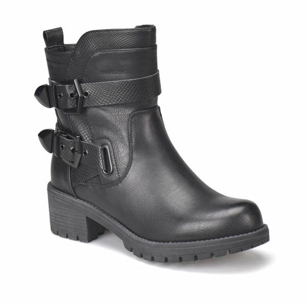 

flo maya black women boots lumberjack