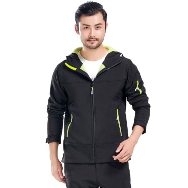 

new new spring autumn men's softshell jacket outdoor camping hunting windproof waterproof trekking climbing coat sportswear, Blue;black