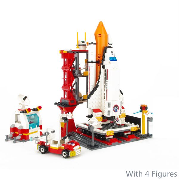 

children's educational blocks city spaceport space shuttle launch center blocks blocks children's educational toys