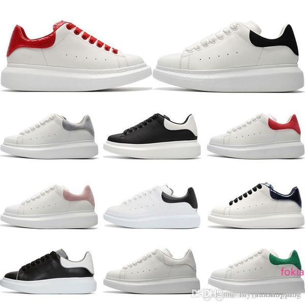 

новые мужские роскошные дизайнерские туфли из белой кожи 3m отражательные случайные для девочек женщин черного золото красной мода удобных п