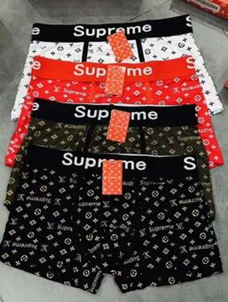 

Breathable men underwear oft men boxer brief letter underpant for men male hort boxer
