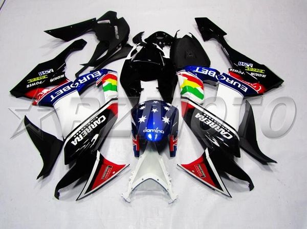

4 gifts new abs motorcycle full fairings set fit for kawasaki ninja zx-10r zx10r 2008 2009 2010 08 09 10 10r black red blue