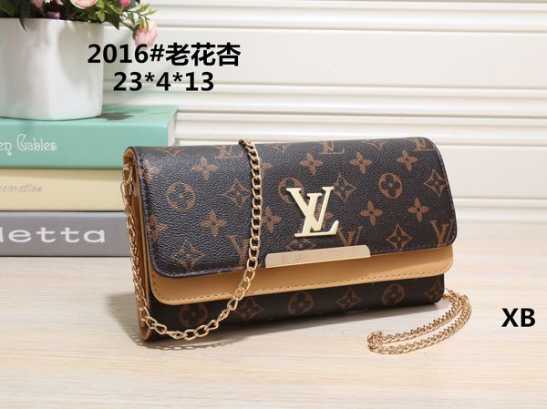 

2019 women's handbags messenger shoulder bag chain bag pu leather wallet ladies handbags33l
