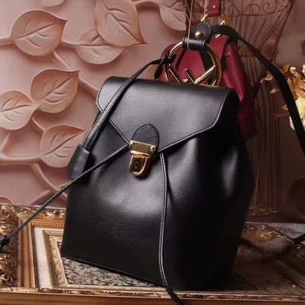 

designer backpacks fd brand fashion backpack 08220# women bag school bag travel bags purses real leather 4 colors choice