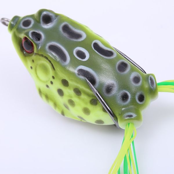 

fervorfox 1pc soft tube bait japan plastic fishing lures frog lure treble hooks ater ray frog 5.5cm 13g artificial soft bait