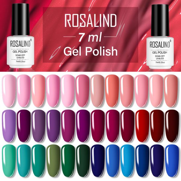 

rosalind gel varnish nail polish set hybrid all for manicure 7ml colors semi permanant uv nail art prime gel varnish nail polish