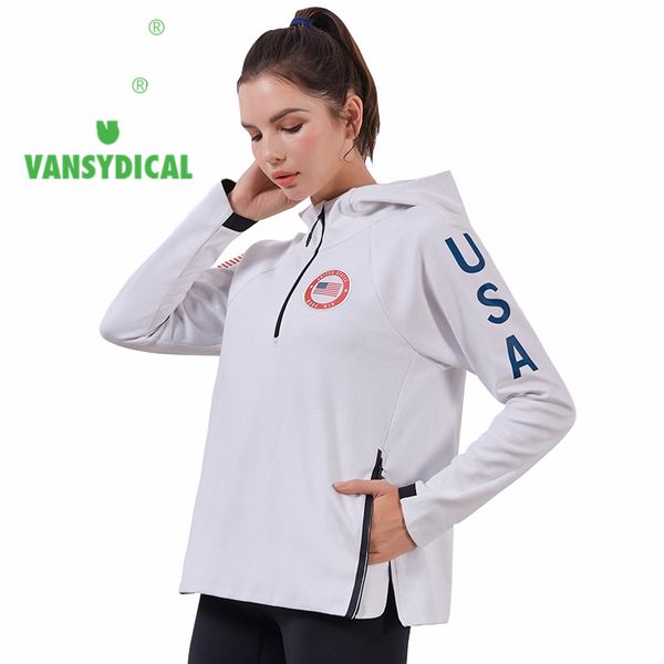 

willarde sports running jacket autumn winter women's zipper hooded windproof sportswear outdoor workout pullovers, Black;red