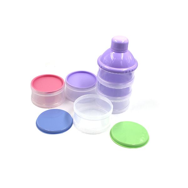

split infant milk box-layered use newborns baby shift milk powder storage box