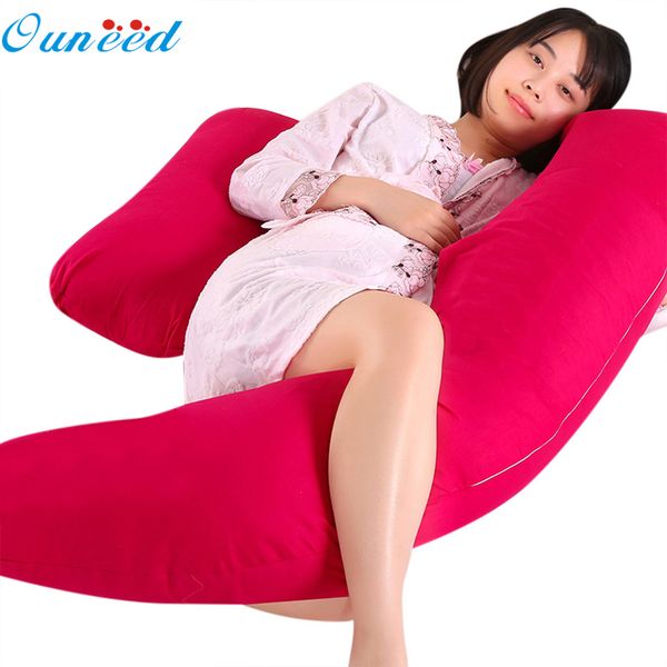 Pregnancy Moon Shape Pillow Chair Cushion Support Contoured Body