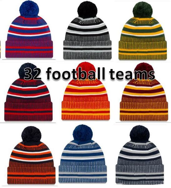 

2019 new arrival sideline beanies hats american football sports winter knit caps beanie knitted hats warm headwear jj50056, Blue;gray