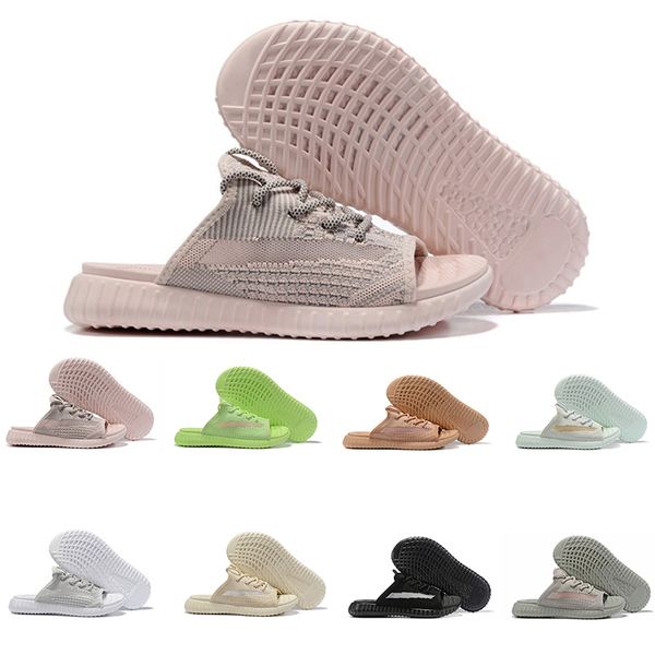 

With Box Fashion Luxury Designer Women Shoes Slippers Kanye West Clay Static Antlia Men Designer Sandals Outdoor Flats Slides Casual Shoes