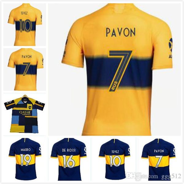 

качество 2019 2020 boca juniors de rossi футбол джерси 19 20 benedetto pavón тевес gago osvaldo carlitos перез p футбольные майки top thai, Black;yellow